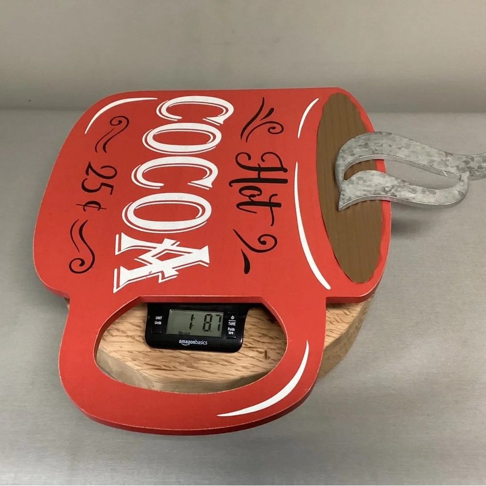 Hot Cocoa Wall Decor In Like New Condition - Colorful - Huge - Restaurant Sign - Picture 13 of 13